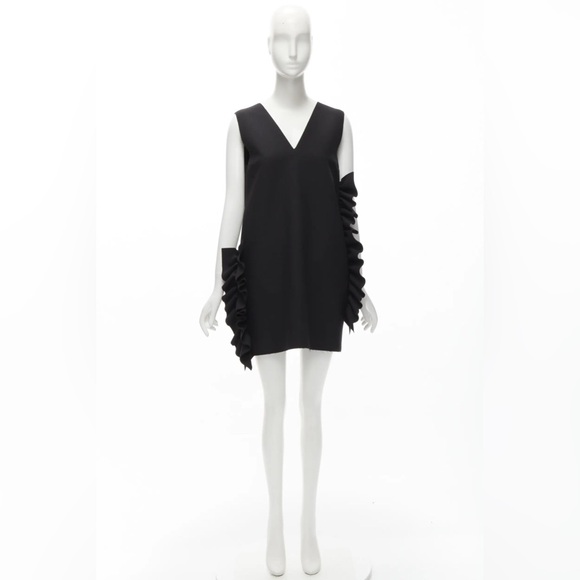 MSGM Structured Ruffles Mini Dress - Picture 2 of 10